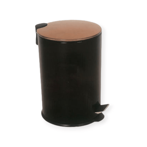 Continental Homeware Vegetable Rack Continental Houmeware Black Pedal Bin with Dome Rosegold Lid 20Ltr CH755 (7299300622425)