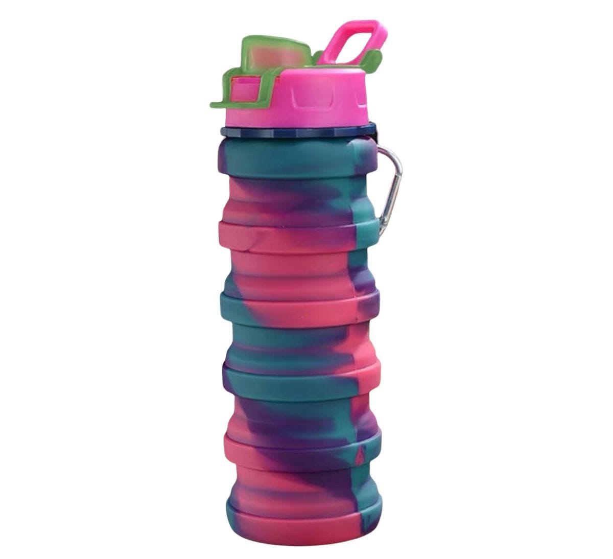Continental Homeware Water Bottle Collapsible Silicone Water Bottle 500ml Adjustable to 225ml