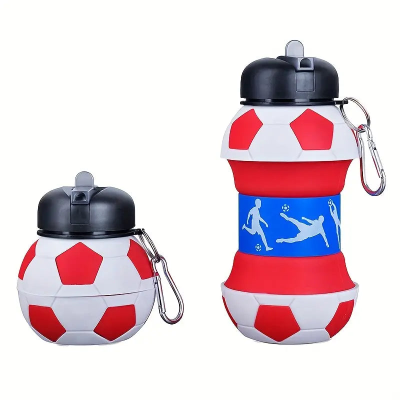 Continental Homeware Water Bottle Silicone Water Bottle Adjustable 550ml/18.6oz