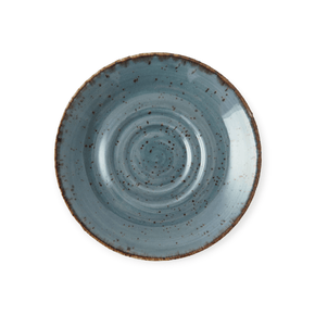 Continental MUGS Continental Ele Rustic Blue Double Well Saucer 15cm 51RUS007-03 (7468876071001)