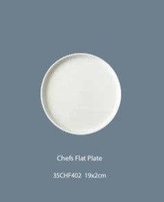 Continental PLATE Continental Blanco Chefs Plate 19x2cm 35CHF402 (7468784255065)