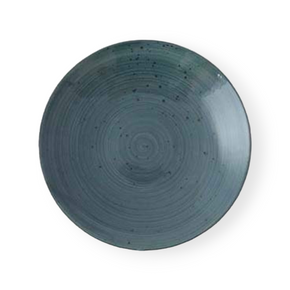 Continental PLATE Continental Elements Rustic Blue Coupe Plate 17 Cm (6594017525849)