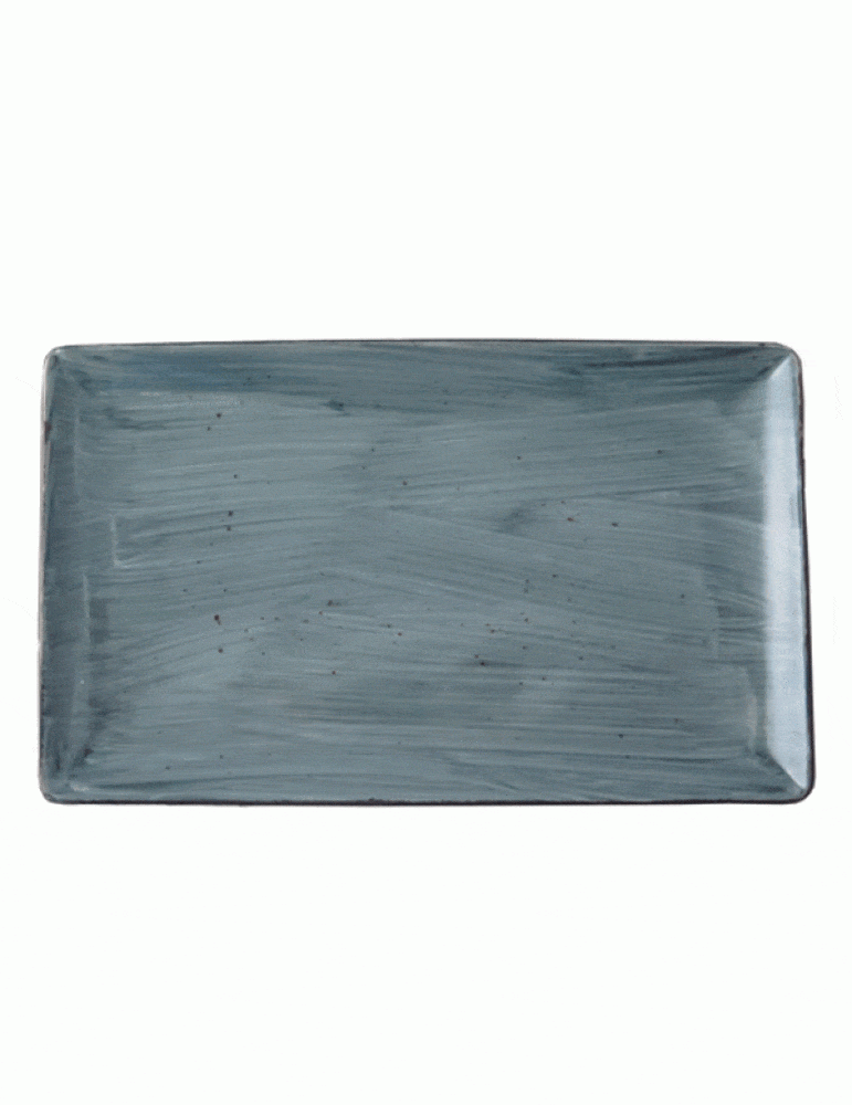 Continental PLATE Continental Elements Rustic Blue Rectangular Platter 28.5x16.5cm 33RECT202-03 (7158054191193)