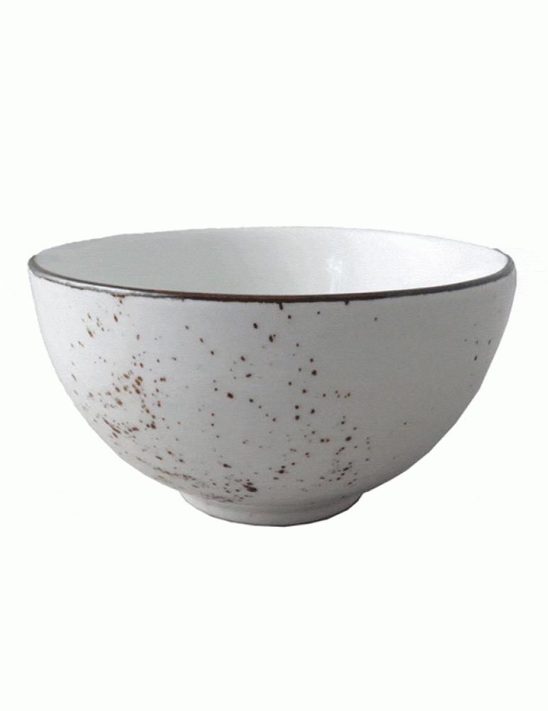 Continental PLATE Continental Rustic White Rice Bowls 12.5cm 20RUS131-01 (7158040232025)