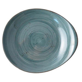 Continental Platter Continental Ele Rustic Blue Pebble Pasta Plate 27.5 X 24.5 30PEB232-03 (7437259440217)