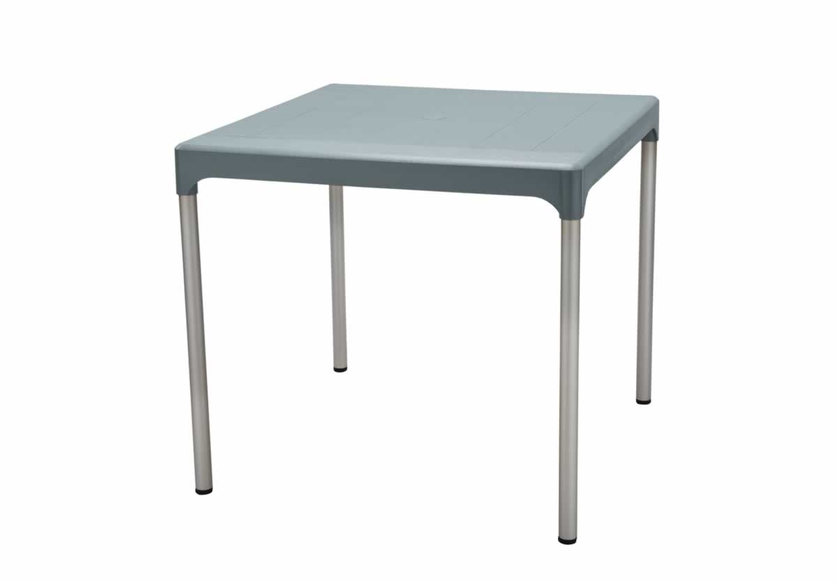 Contour Catering Table Olive Contour Chelsea Square Plastic Table 4 Seater Assorted Colours P3076