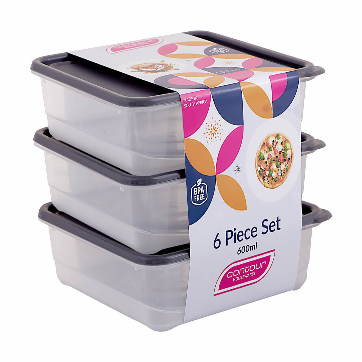 Contour LUNCH BOX Contour Container Set 600ml P3869