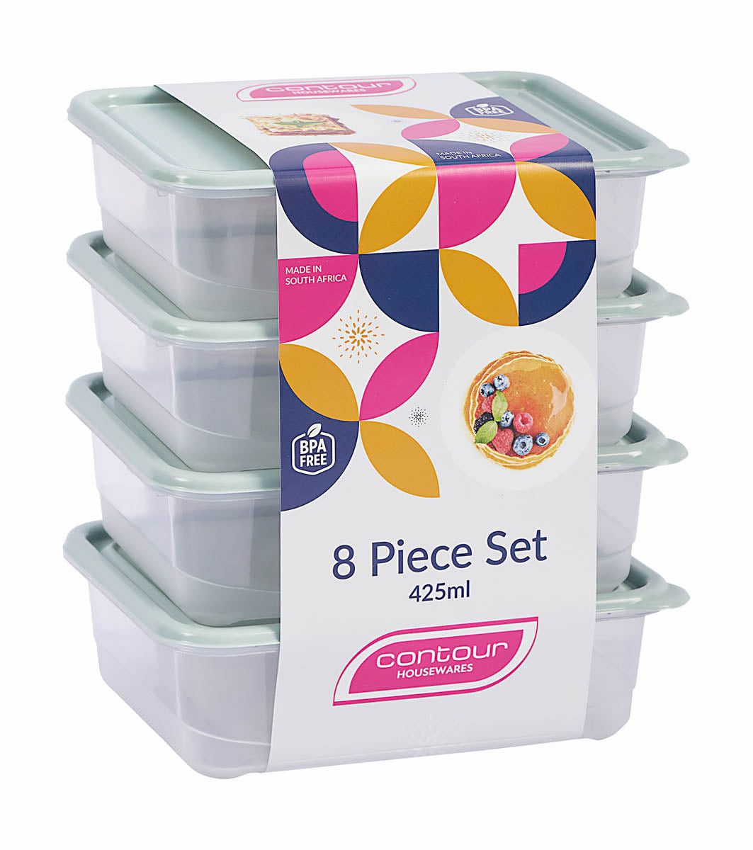 Contour LUNCH BOX Contour Container Set Of 4 4x425ml P3867