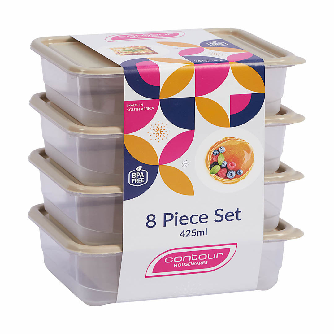 Contour LUNCH BOX Contour Container Set Of 4 4x425ml P3867