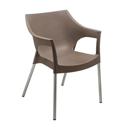 Contour Plastic Chair Cappucino Contour Chelsea Cafe Chair Assorted Colours P3075