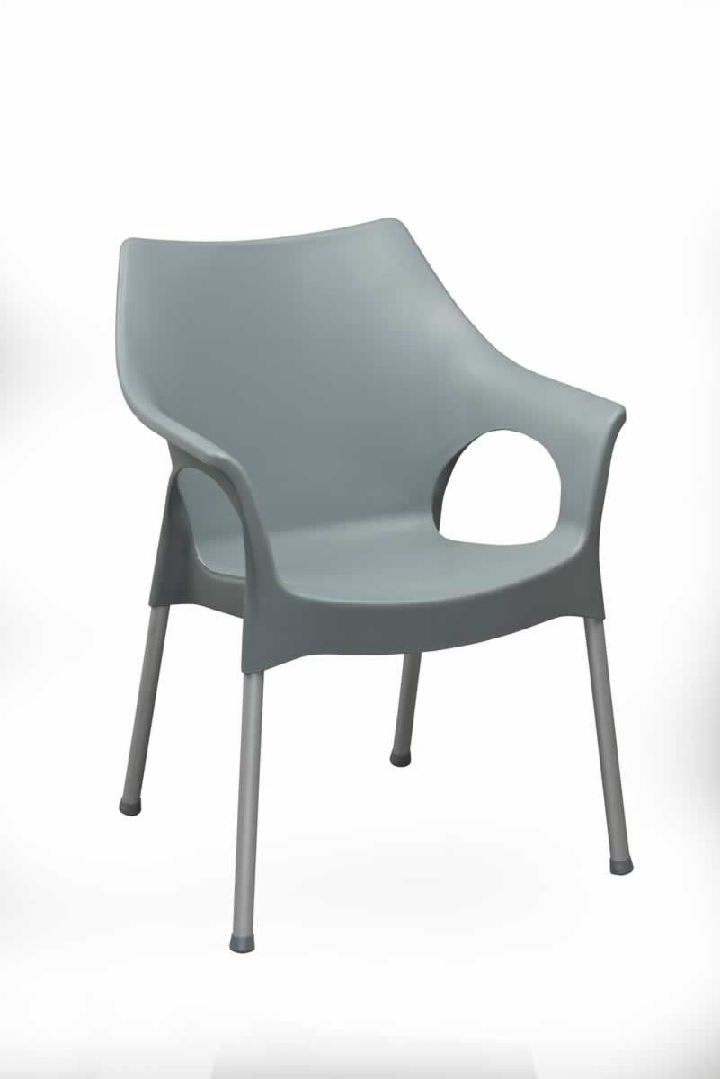 Contour Plastic Chair Grey Contour Chelsea Cafe Chair Assorted Colours P3075