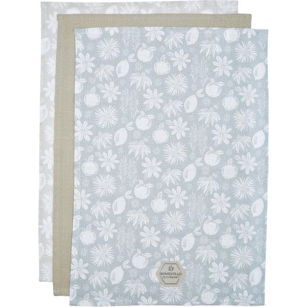 Cooksmart Tea Towels Cooksmart Homestead Tea Towels Set of 3 CSTT2362