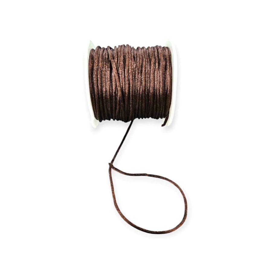 CORD Habby Brown Tinkly Silk Cord