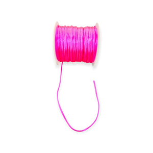 CORD Habby Neon Pink Tinkly Silk Cord