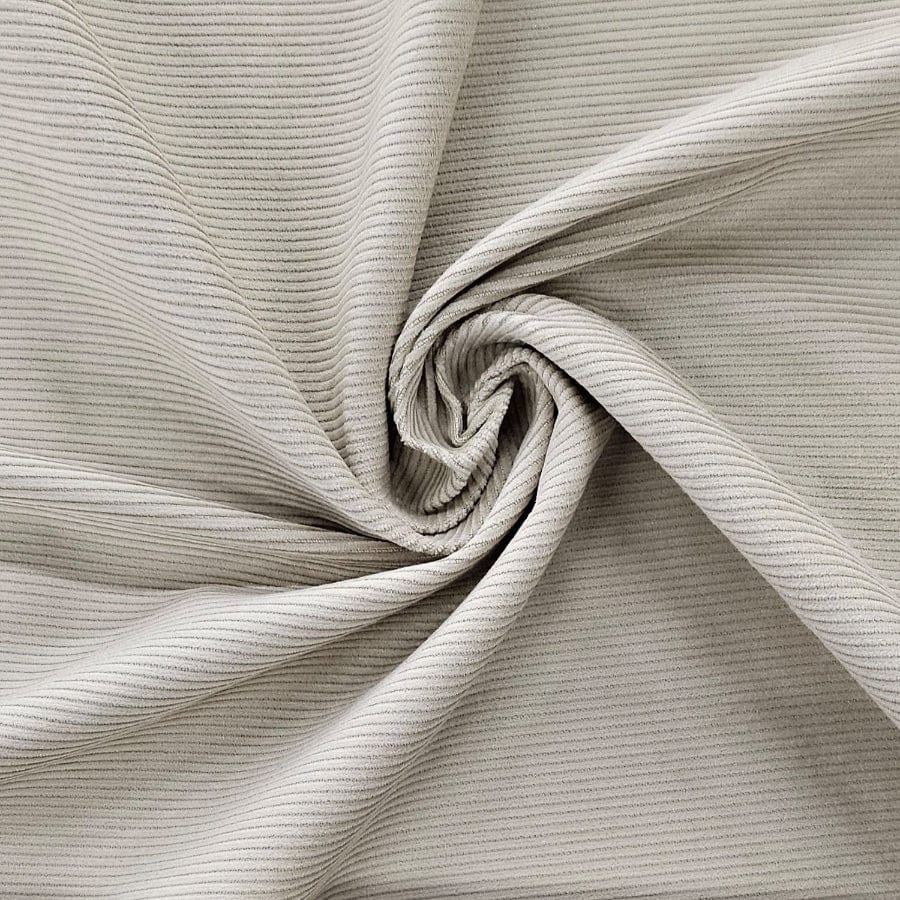 CORDUROY Dress Fabrics Creme Brulee Non-Stretch Corduroy 150cm (7917136576601)
