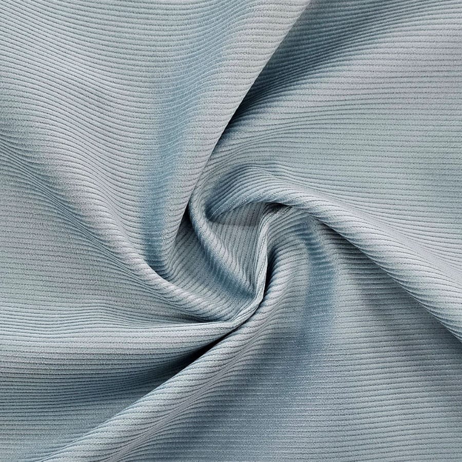 CORDUROY Dress Fabrics Sky Blue Non-Stretch Corduroy 150cm (7917136576601)