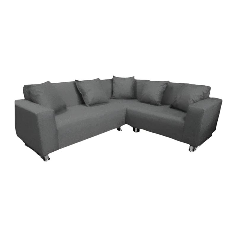 Corner Suites sofas & couches Grey Magic Corner Tweed Lounge Suite
