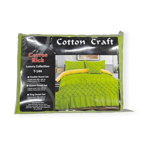 Cotton Craft Duvet Cover Double Luxury Collection Green Duvet Cover Set T144 (7311234728025)