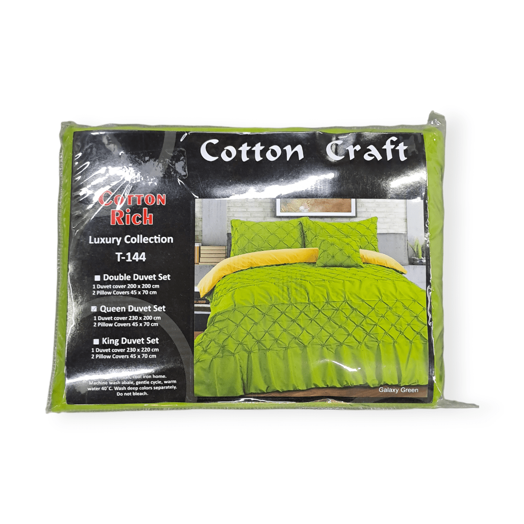 Cotton Craft Duvet Cover Luxury Collection Green Duvet Cover Set T144 (7311234728025)