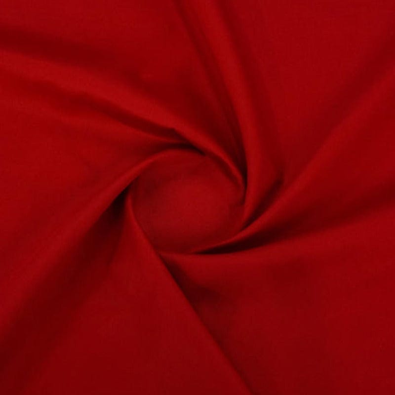 COTTON Dress Fabrics Red Cotton Twill Fabric 150cm (7502046068825)