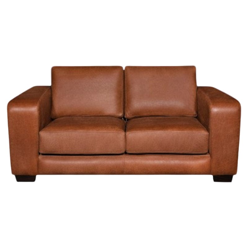 couch Lounge Suite Zimbali Two Division Cigar/Whisky Full Leather