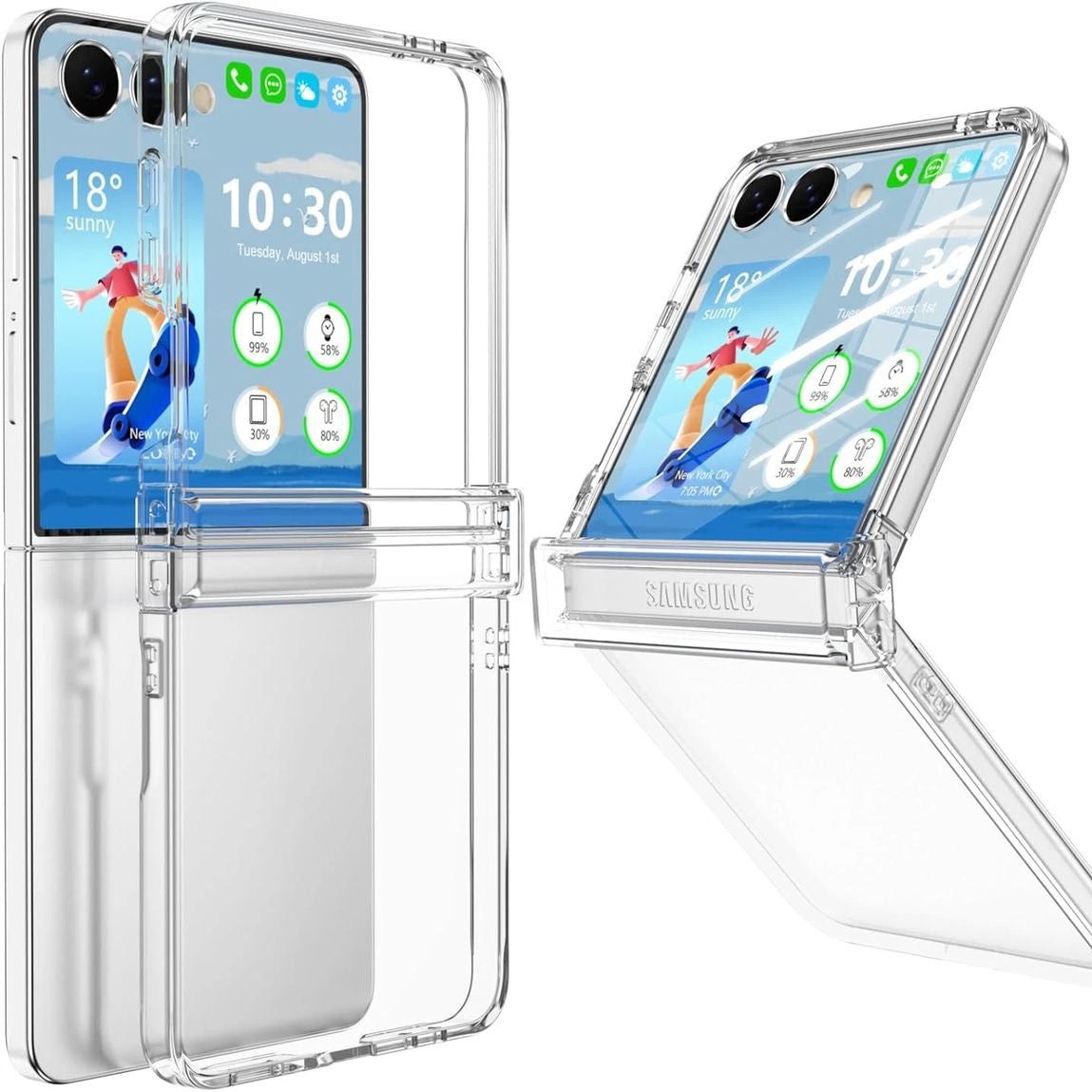 Covers Clear Case Clear Case Compatible With Samsung Galaxy Fllip 7