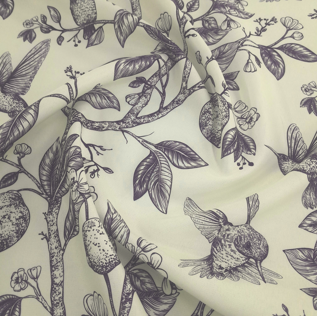 Printed Mini Matt Lemon Blossom Cream 140 cm