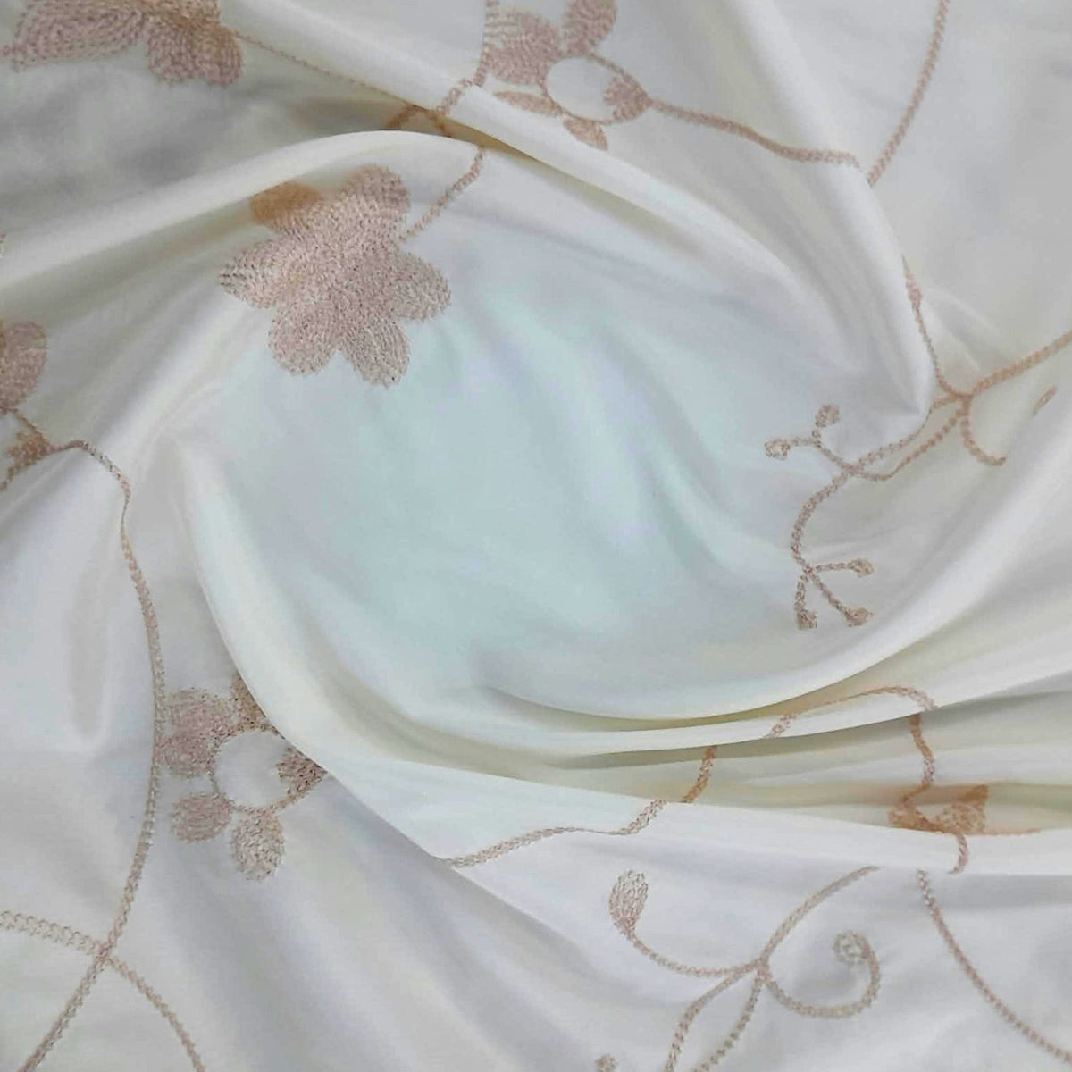Dupion Silk Embroided D1 140 cm.