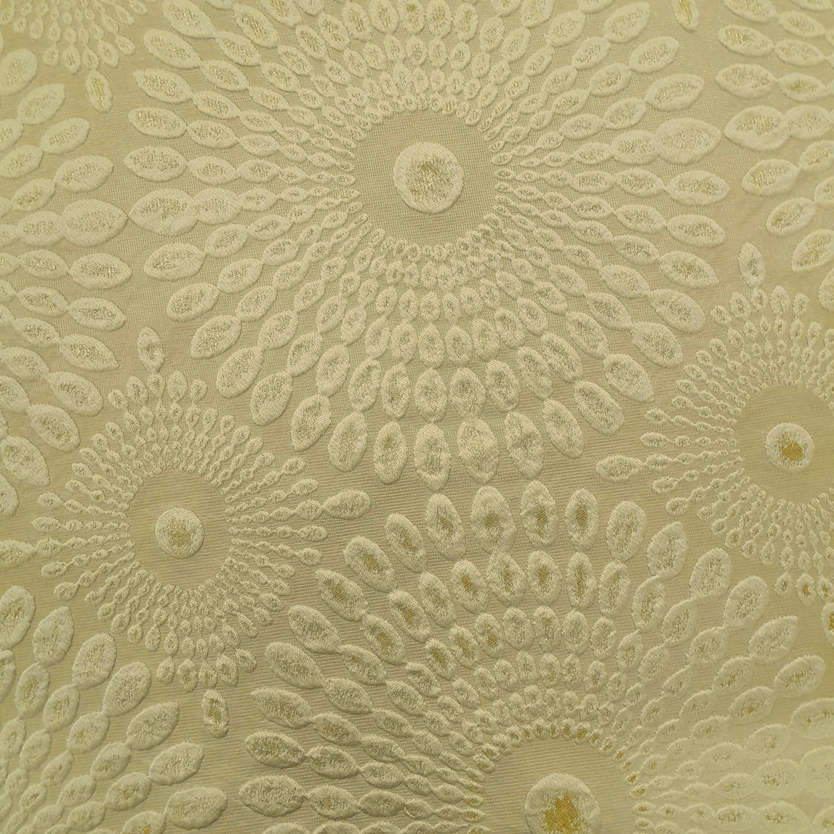 Fabric Turkish Curtain Floral Circles 280 cm.