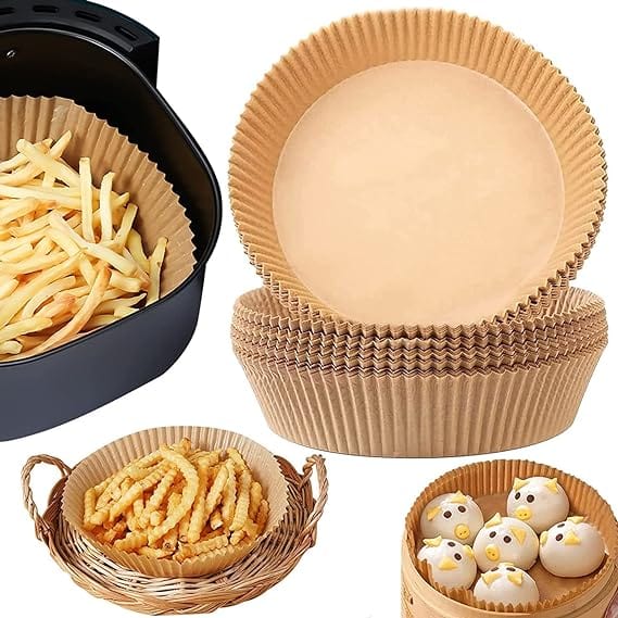 Creative Cooking AIR FRYER Creative Cooking Disposable Air Fryer Liners 20cm Round 50pc CC-216 (7462429851737)