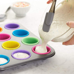 Creative Cooking Ballon Whisk, Creative Cooking 12 Piece Silicone Muffin Cups CC-140 (7464143454297)