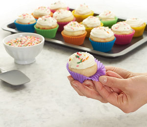 Creative Cooking Ballon Whisk, Creative Cooking 12 Piece Silicone Muffin Cups CC-140 (7464143454297)