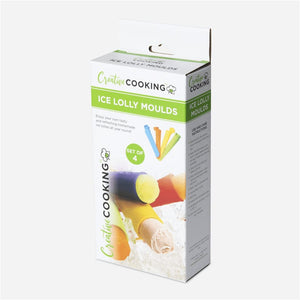 Creative Cooking Creative Cooking Ice Lolly Moulds Set of 4 CC-162 (7462978388057)