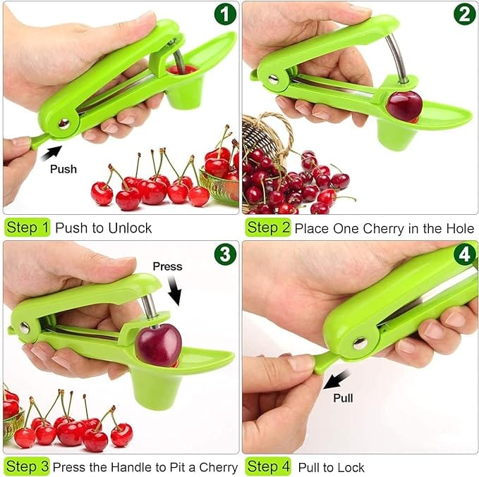 Creative Cooking Silicone Creative Cooking Cherry Pitter  CC-193 (7431189987417)