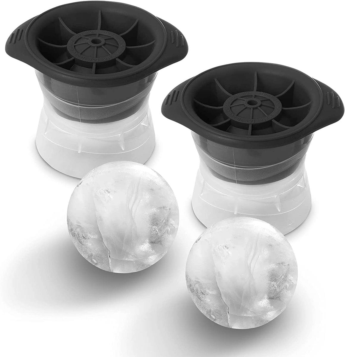 Creative Cooking Silicone Creative Cooking Mega Ice Sphere Moulds 6cm Diameter Set of 2 (7431142506585)