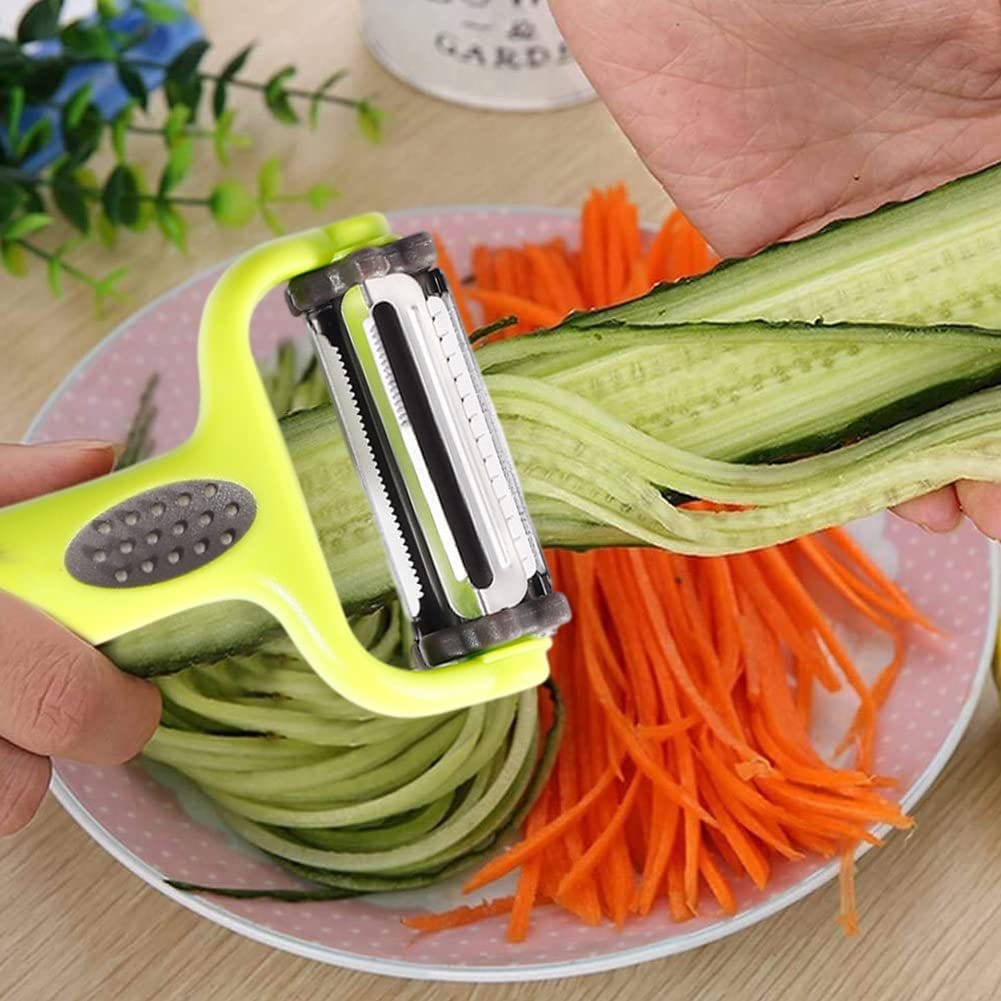 Creative Cooking Silicone Creative Cooking Peeler - 3-in-1 Multi-Functional CC-147 (7436920946777)