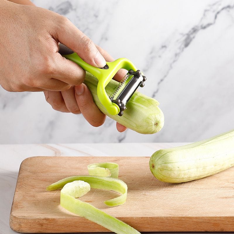 Creative Cooking Silicone Creative Cooking Peeler - 3-in-1 Multi-Functional CC-147 (7436920946777)