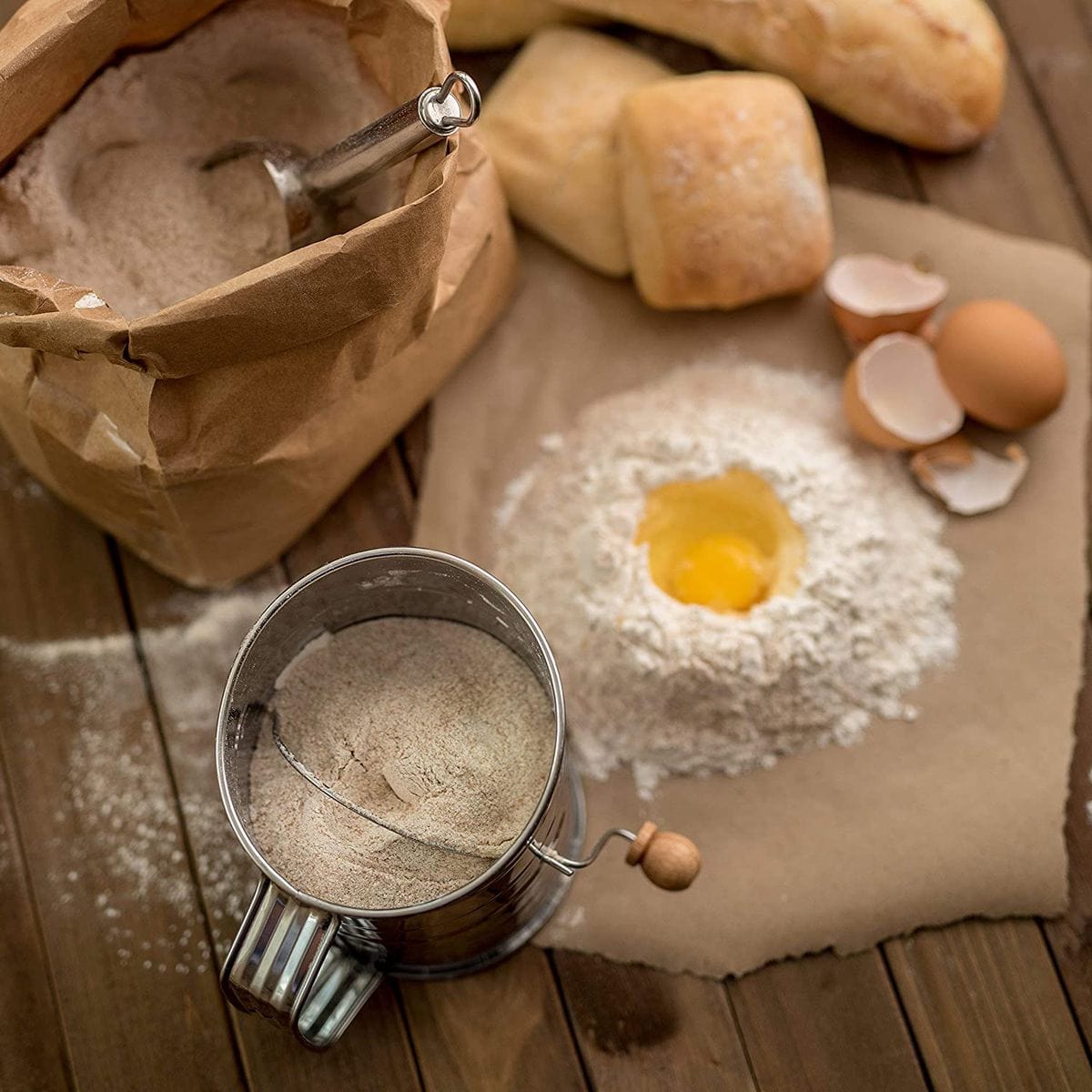 Creative Cooking Thermometer Creative Cooking Flour Sifter Stainless Steel CC-144 (7313783029849)