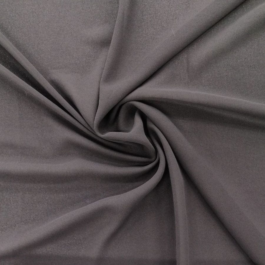 CREPE CHIFFON Dress Fabric Black Crepe Chiffon 150cm (7795155796057)