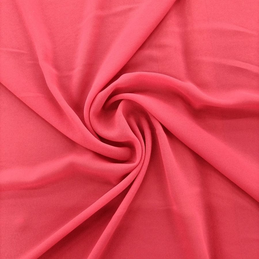 CREPE CHIFFON Dress Fabric Red Crepe Chiffon 150cm (7795155796057)