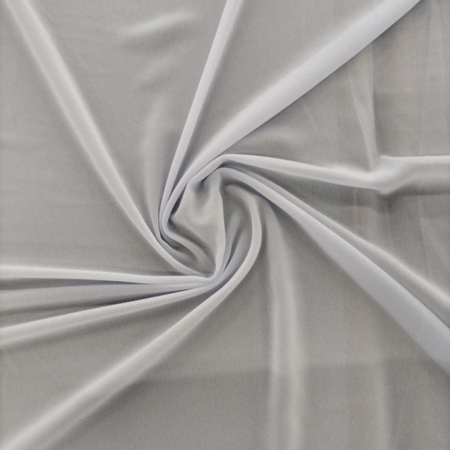 CREPE CHIFFON Dress Fabric White Crepe Chiffon 150cm (7795155796057)