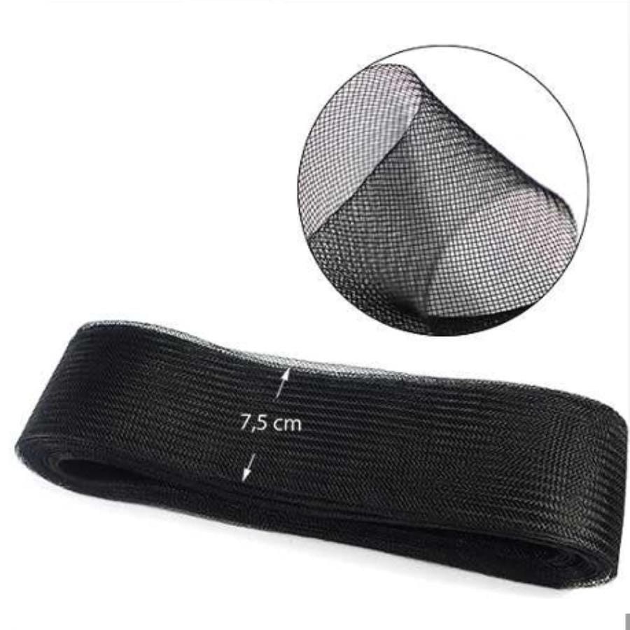 CRINOLINE Habby Black Hard Crinoline 7.5cm