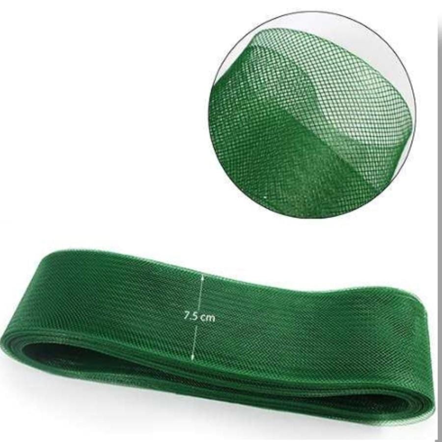 CRINOLINE Habby Dark Green Hard Crinoline 7.5cm (7880818393177)