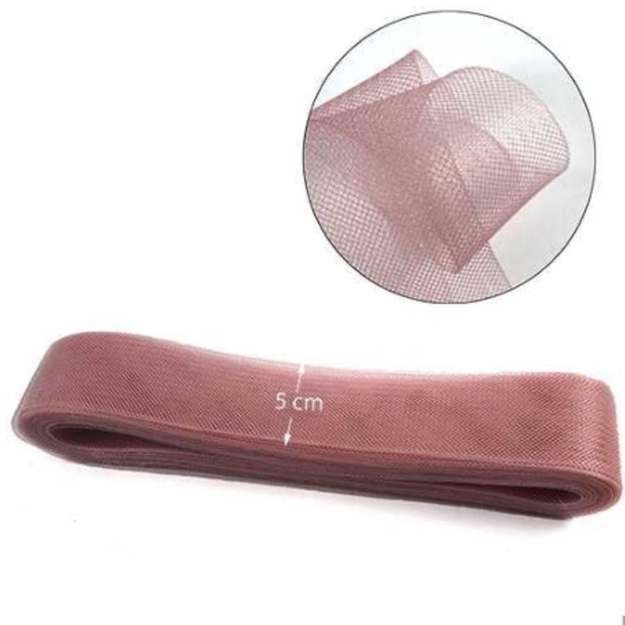 CRINOLINE HABBY Pink Lilac Hard Crinoline 5cm (7680508100697)