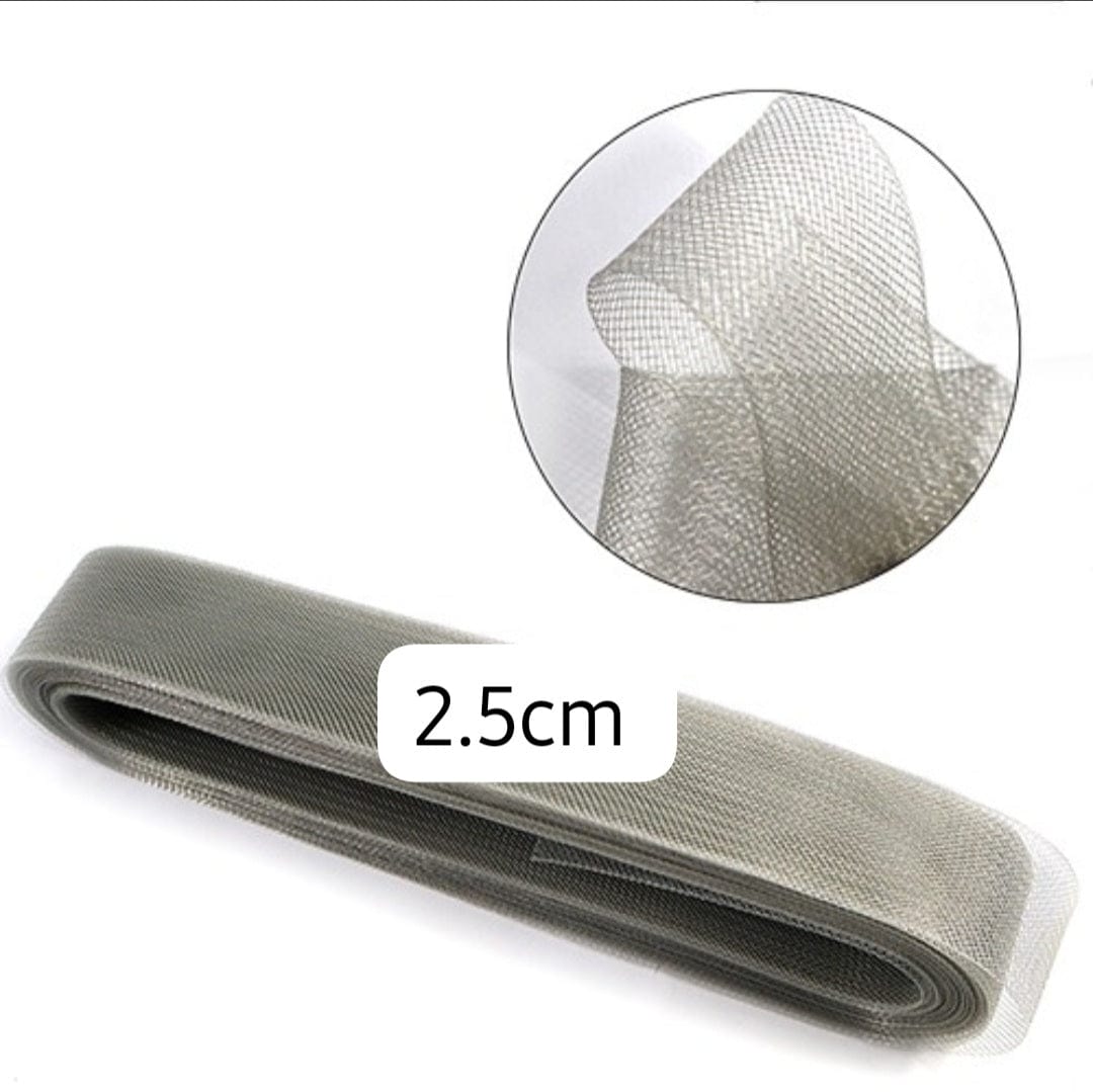 CRINOLINE HABBY Silver Stiff Crinoline 2.5 cm (7680513114201)