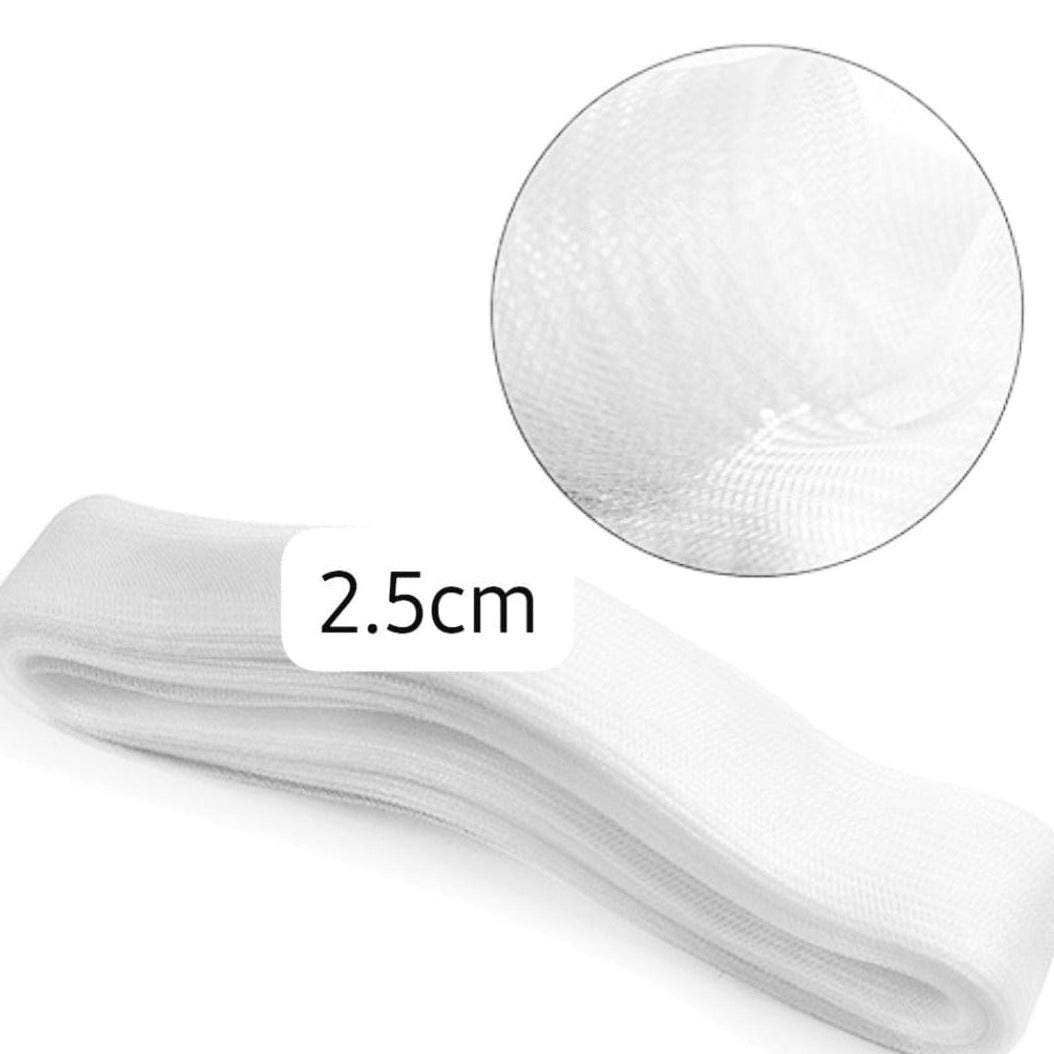 CRINOLINE HABBY White Stiff Crinoline 2.5 cm (7680513114201)
