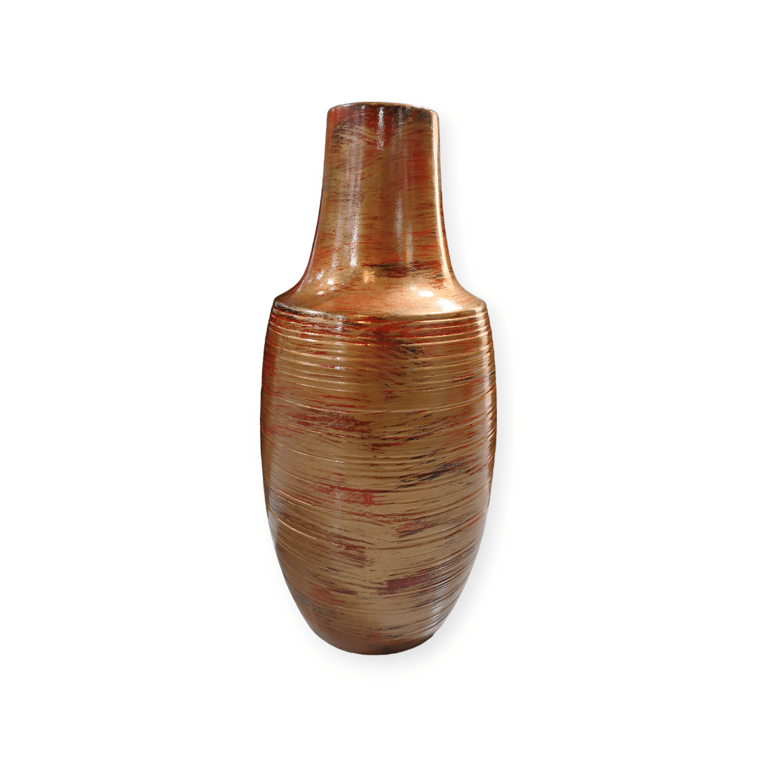 Crockery Centre vases Orange Gold 43x21cm Vase AC 43x21cm denali grooved-base