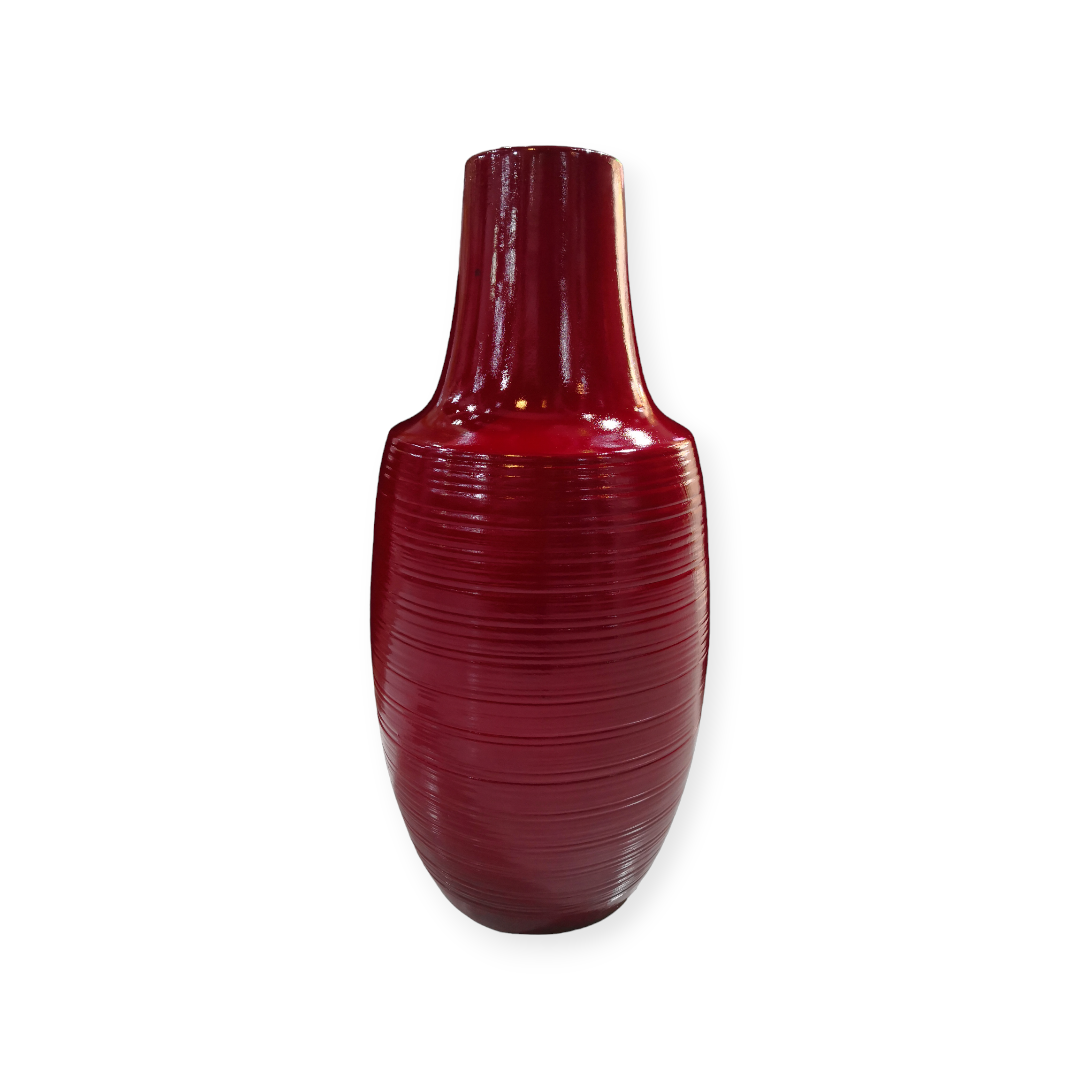 Crockery Centre vases Red 43x21cm Vase AC 43x21cm denali grooved-base