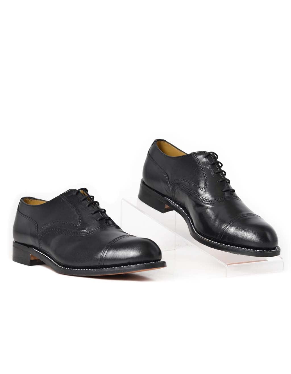Crockett & Jones Shoes Crockett & Jones Mens  Leather Waylon, Formal Black Lace Up
