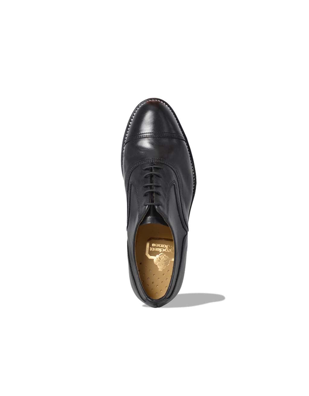 Crockett & Jones Shoes Crockett & Jones Mens  Leather Waylon, Formal Black Lace Up (7822491648089)